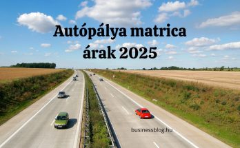 magyar autópálya matrica árak 2025