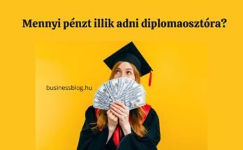 mennyi pénzt illik adni diplomaosztóra